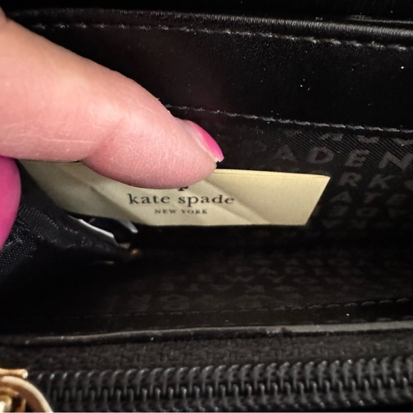 Kate spade meow cat tiger long wallet glitter sequins embroidered novelty - Picture 10 of 10